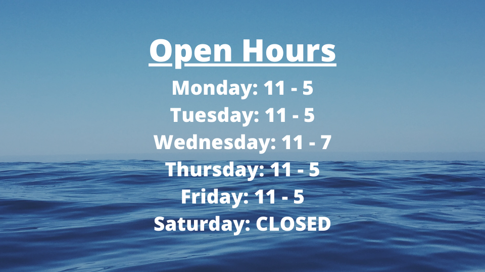 Open Hours - Wed 11 -7