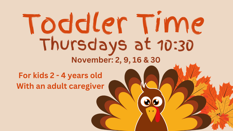 Toddler Time November